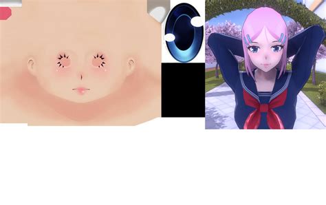 yandere simulator face custom texture.